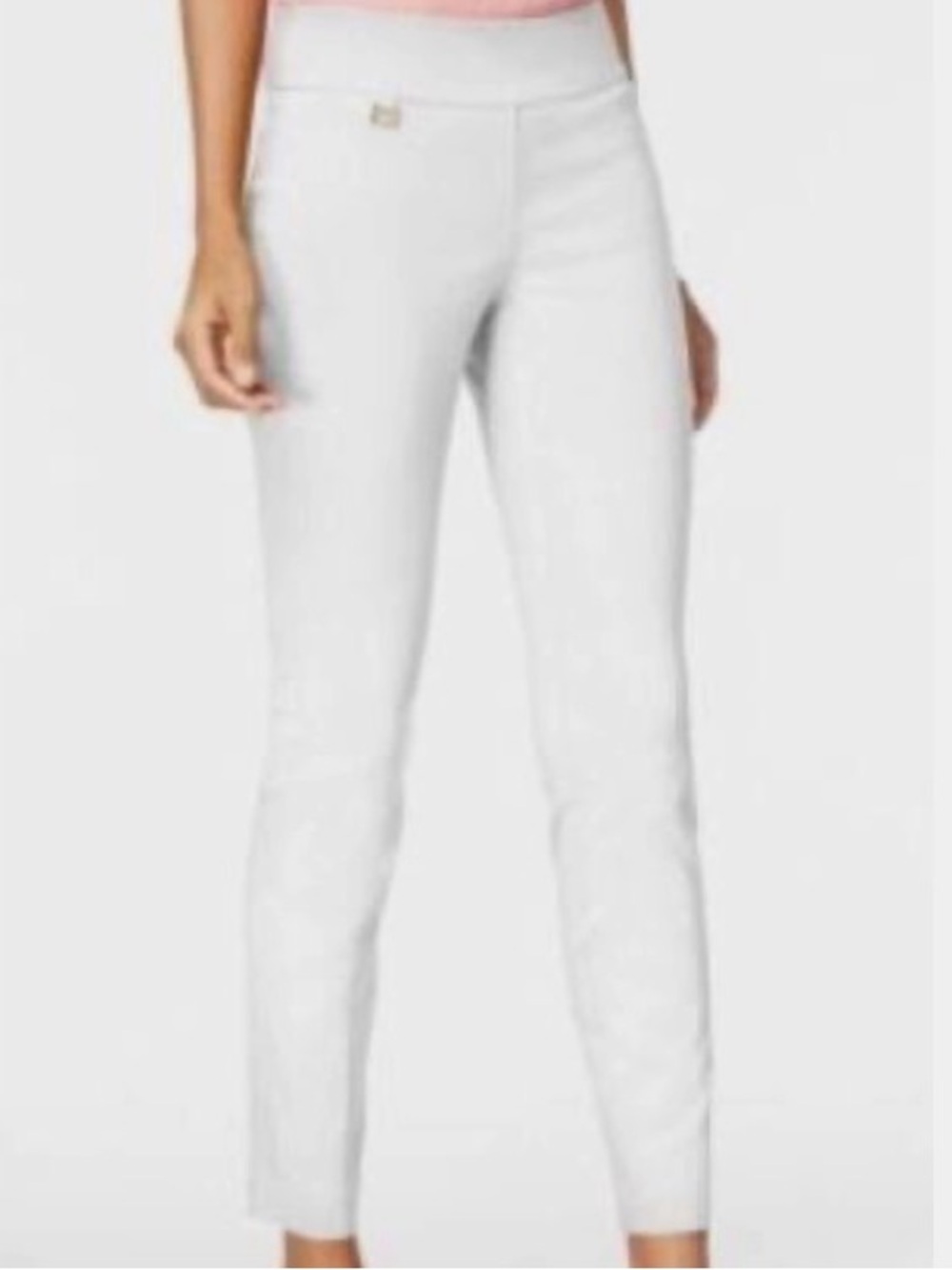 Alfani White Skinny Ankle Jeans